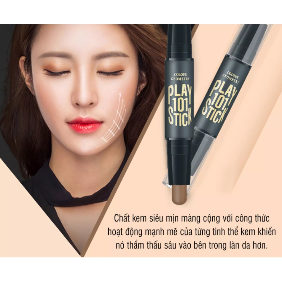 💙KÈM QUÀ TẶNG💙Bút tạo khối và highlight LAMEILA hai đầu tiện lợi nâng độ sáng cho khuân mặt thêm thanh tú TAYOKA | BigBuy360 - bigbuy360.vn