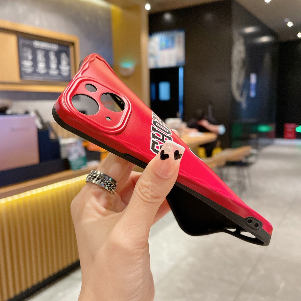 Ốp Điện Thoại Chống Sốc Tráng Gương Họa Tiết Hoạt Hình Cho iPhone 14 / 13 / 12 / 11