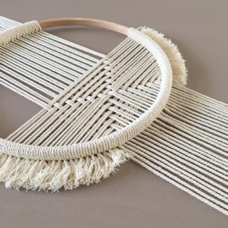 Mành Macrame tròn treo tường trang trí 🔥