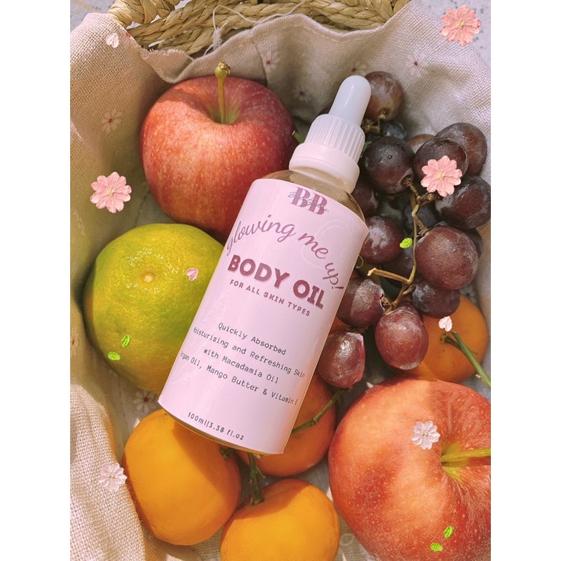 Dầu dưỡng thể body oil hương Bơ Xoài “GLOWING ME UP!” 100ml | BigBuy360 - bigbuy360.vn