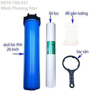 Bộ cốc lọc thô 20 ich kèm lõi bông