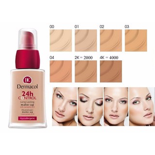 Kem nền Dermacol 24h Control Long Lasting Make-up 30ml