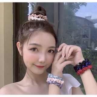 combo 5 Cột tóc scrunchies satin size mini