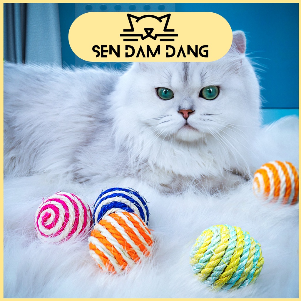 Banh Cói Đồ Chơi Cho Mèo - 4.3cm