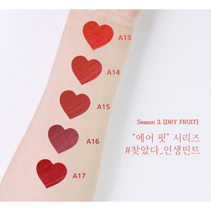 [Auth - Ver3] Son kem lì Black Rouge Airfit Velvet Tint Dry Fruit | BigBuy360 - bigbuy360.vn