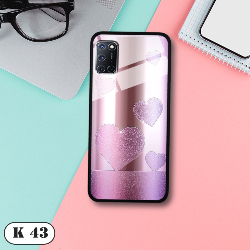 Ốp lưng kính cường lực cho điện thoại Oppo A52/ A92