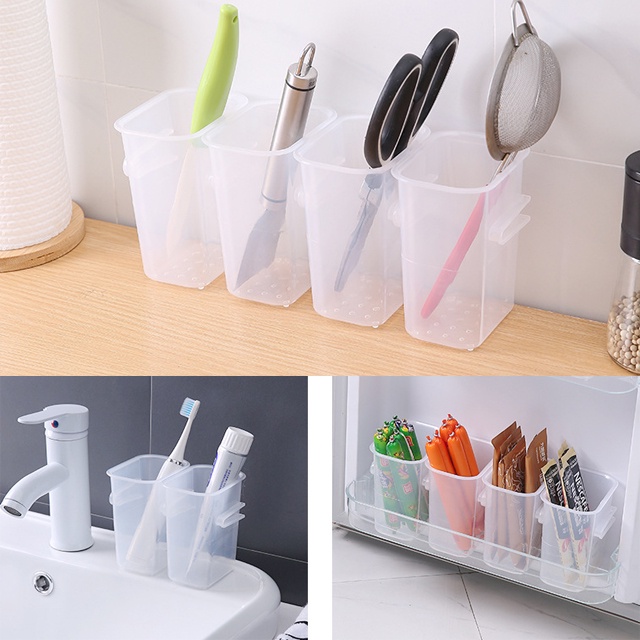 Hộp Đựng Đồ Đa Năng Gắn Cửa Tủ Lạnh Mới