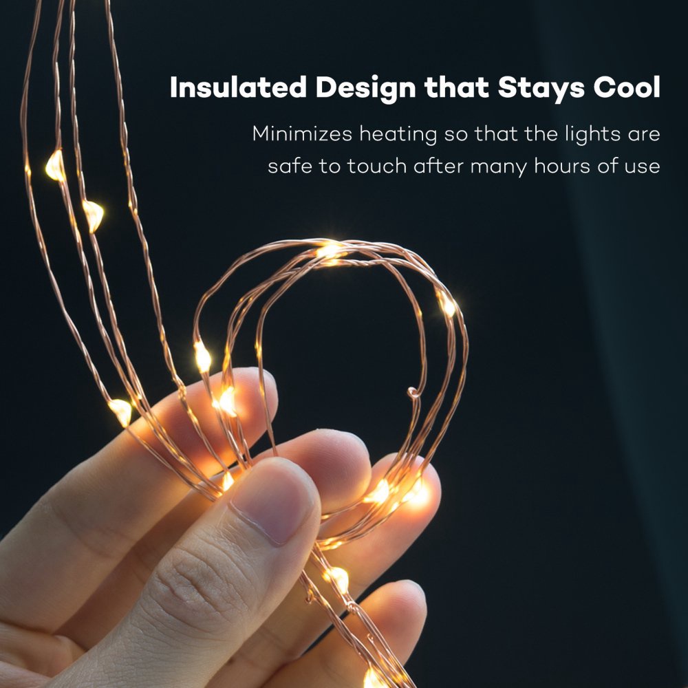 Dây Đèn Led 10M 5M 8 Chế Độ Ánh Sáng Ban Đêm Dùng Trang Trí Đa Ứng Dụng
