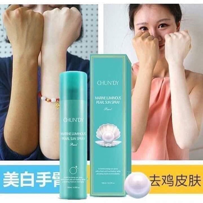 Xịt chống nắng Jm Solution Luminous Pearl Sun Spray SPF 50+/PA +++ Hàn Quốc #Pvy Beauty