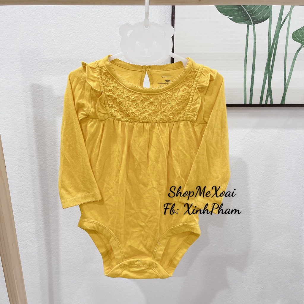 [Chọn mẫu 2 ][ Size 12M] BODYSUIT, BODYCHIP DÀI TAY XUẤT DƯ CHO BÉ TỪ 8,5-10KG