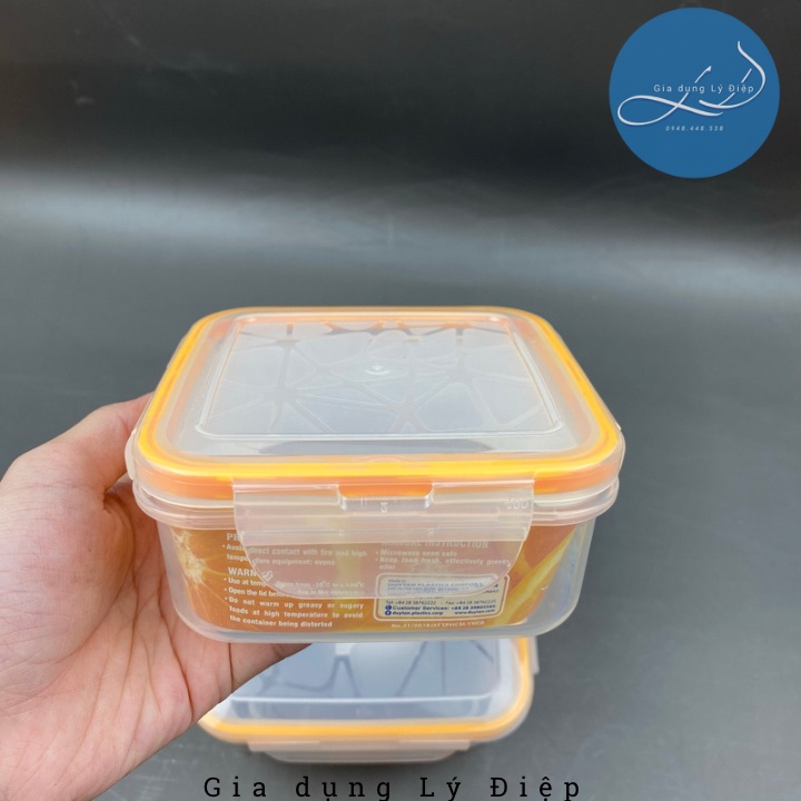 Hộp Nhựa Vuông Đựng Thực Phẩm Duy Tân Matsu dung tích 400ml,900ml,1600ml
