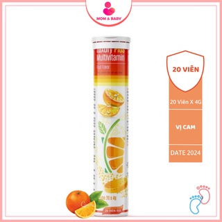 [DATE 2026] Viên Sủi Vitamin C Vị Cam Multivitamin, Khoáng Chất Tăng Đề Khoáng, Cho Người Mệt Mỏi