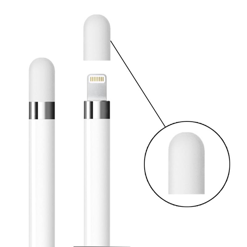 1 Nắp Silicon Bảo Vệ Đầu Bút Cảm Ứng Apple Ipad Pro Pencil