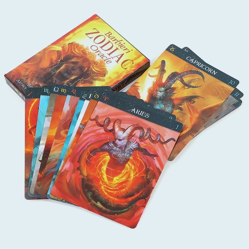 Barbieri Zodiac Oracle Cards Deck Tarot Card Game