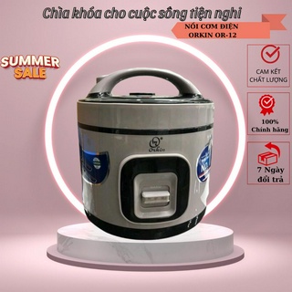 Nồi cơm điện chống dính Thái Lan Orkin OR18 dung tích 1.8L Công suất 900W - Lòng nồi phủ men Ceramic cao cấp