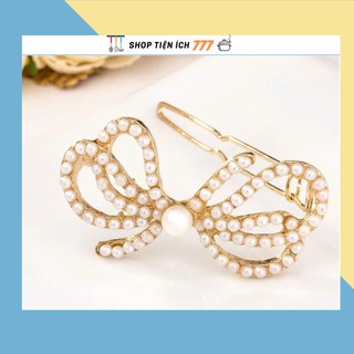 Kẹp tóc hạt châu kiểu hàn quốc sang chảnh