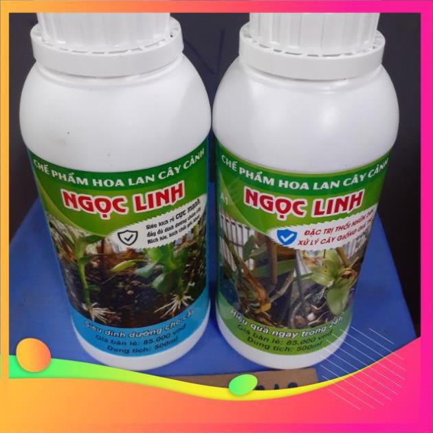 Combo bộ 2 chế phẩm kích rễ và thối nhũn Ngọc Linh chai 500ml