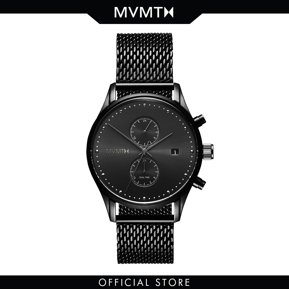 Đồng hồ Nam MVMT dây thép không gỉ 42mm - Voyager D-MV01-BL2