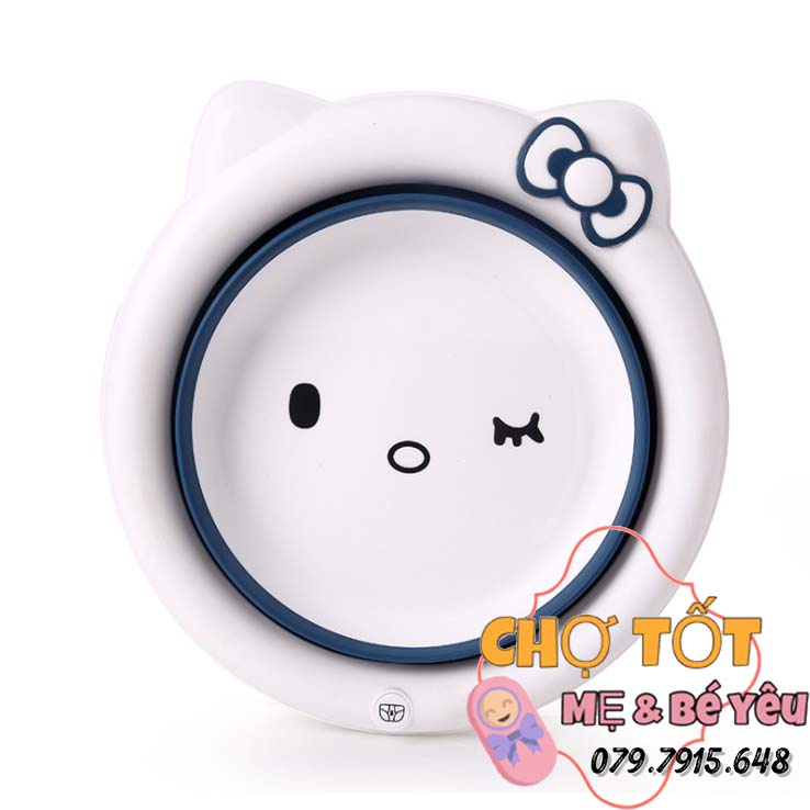 Chậu Rửa Mặt Hình Kitty Đáng Yêu Cho Bé