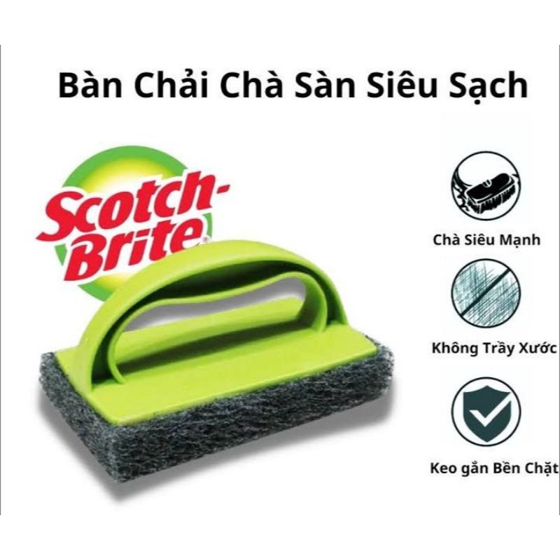 Bàn chải 3M Scotch Brite - chà - cọ nhà vệ sinh