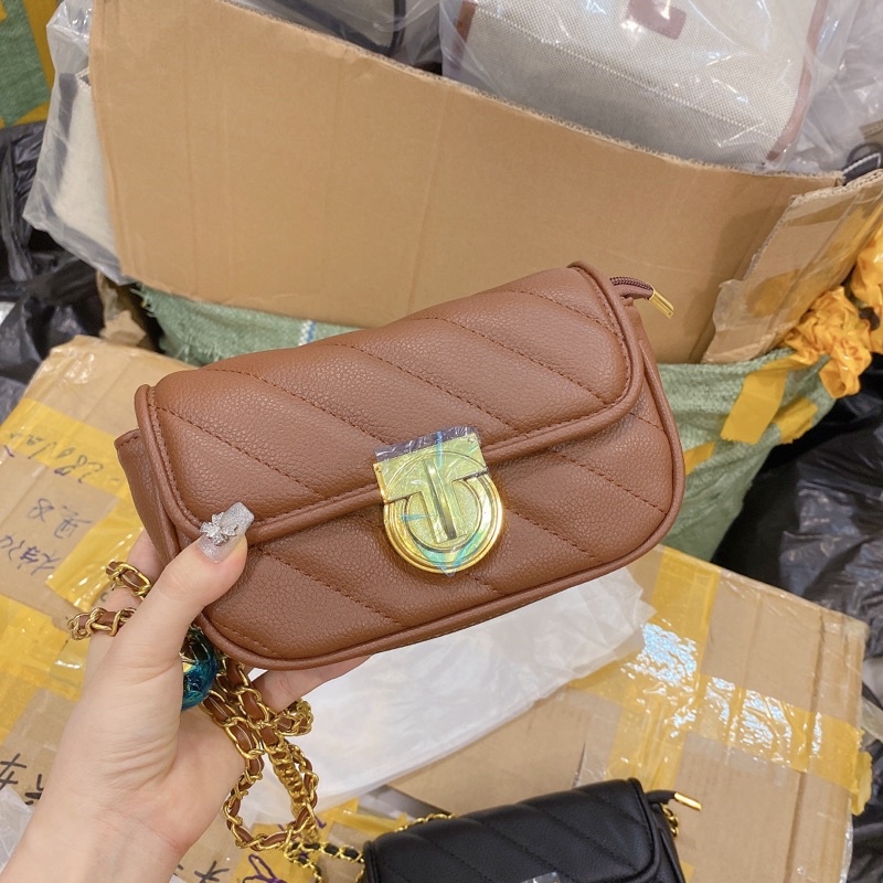 Túi Quảng Châu trần ô size 19cm