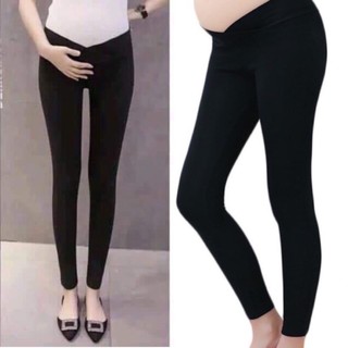 Quần bầu dài cạp chéo vải thun cotton dáng legging chất đẹp, co giãn