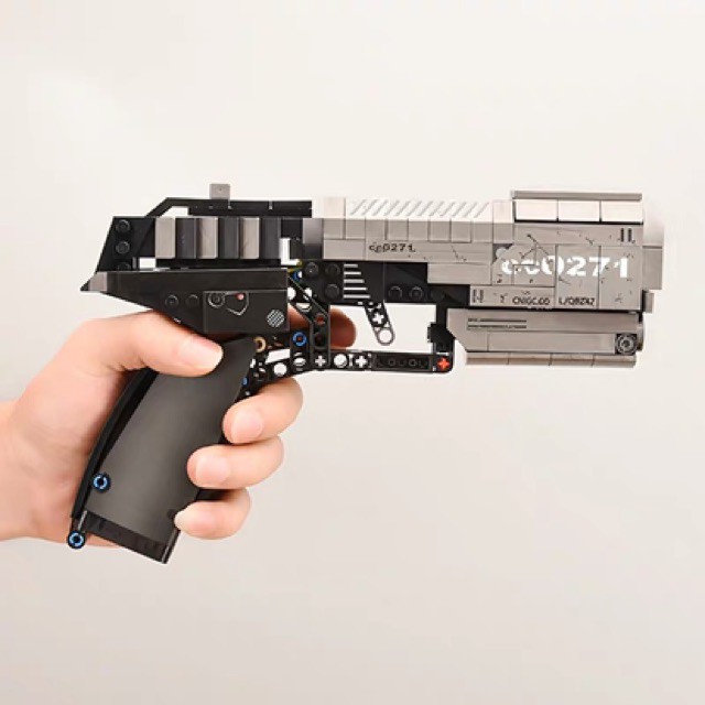 Bộ Đồ Chơi Xếp Hình SEMBO BLOCK 704301 Lắp Ráp Kiểu LEGO PUBG Mô Hình Súng Lục Bạc Với 431 M