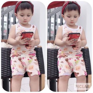 Bộ coton tre cho bé sét 5b