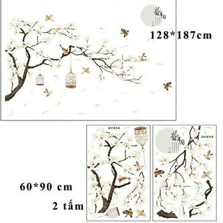 Decal hoa đào trắng SK2022AB