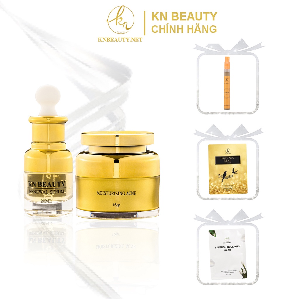 Kem và serum chuyên dưỡng da ngừa thâm mụn chính hãng KN Beauty