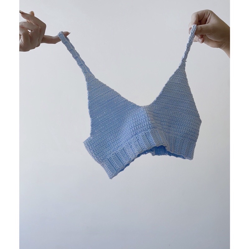 Thera Crochet-Áo len móc handmade bralete