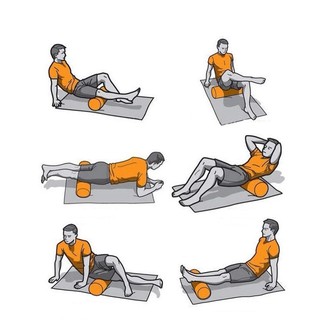 Cuộn xốp tập yoga chuyên dụng