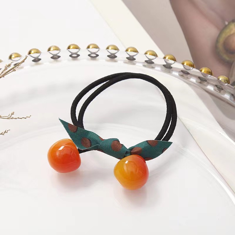 Dây Cột Tóc Hình Quả Cherry Thời Trang Hàn Quốc Cho Nữ