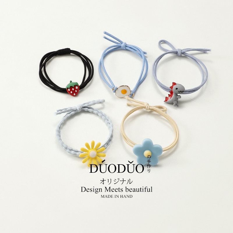 Dây cột tóc bông siêu xinh