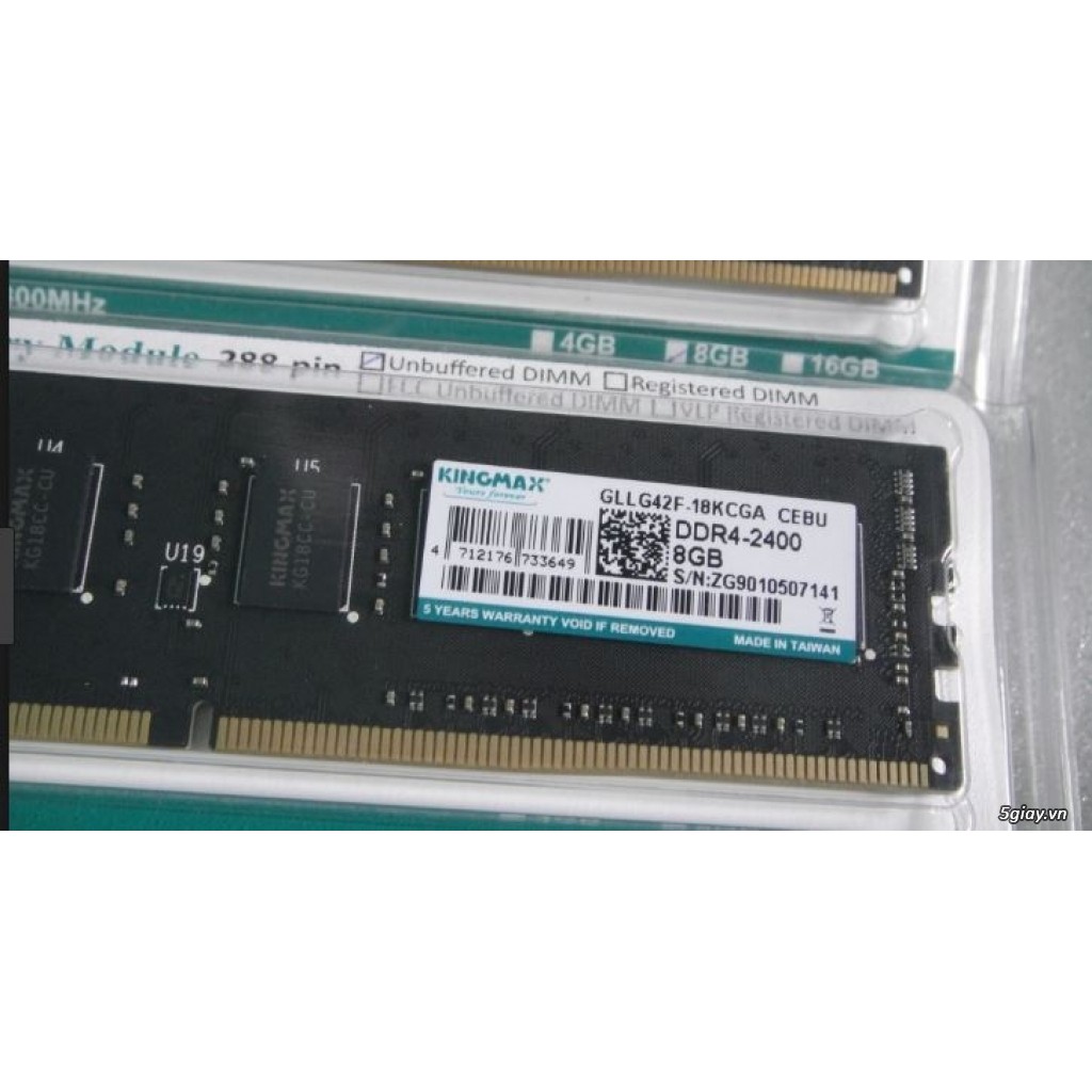 RAM PC DDR4 kingmax 8G Bus 2400 (Hàng công ty new 100%) | BigBuy360 - bigbuy360.vn