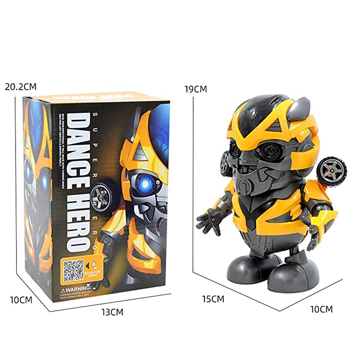Đồ Chơi Robot Dance Hero - Iron Man - Blumblebee - Siêu Nhân Nhảy Mua Theo Nhạc - Có Đèn Siêu Hot - Mô Hình Siêu Nhân