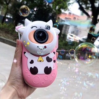 Máy Ảnh thổi bong bóng ,Máy thổi bong bóng hình bò sữa Nhíp Shop