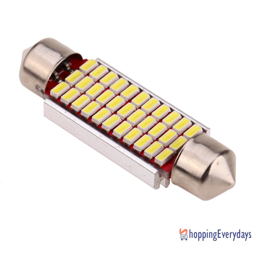 SV 1 Đèn Led 41mm 33smd Đầu Nhọn Cho Xe Hơi