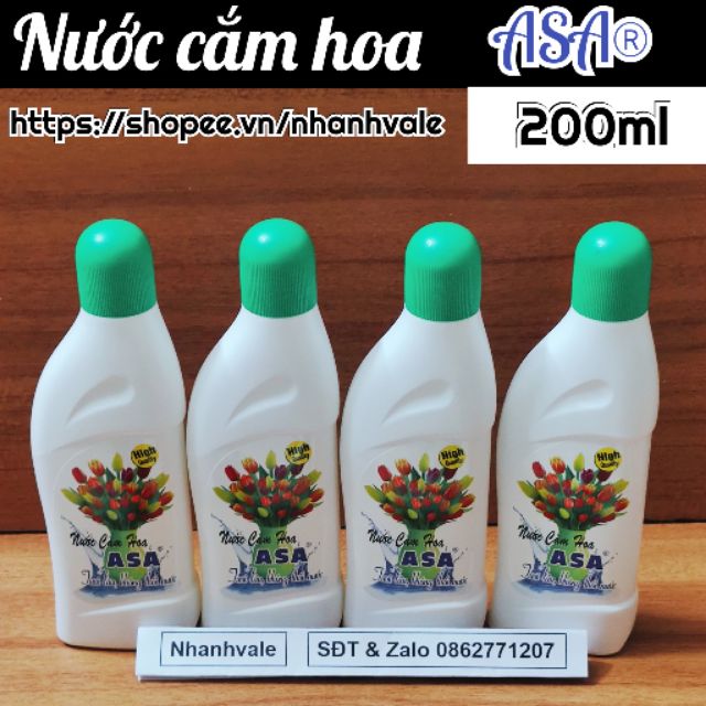 Nước cắm hoa ASA® chai 200ml Giúp hoa tươi lâu & không thối nước