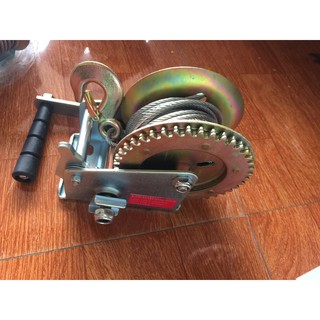Tời quay tay 1600Lbs - tải trọng 726 kg - cáp 8m
