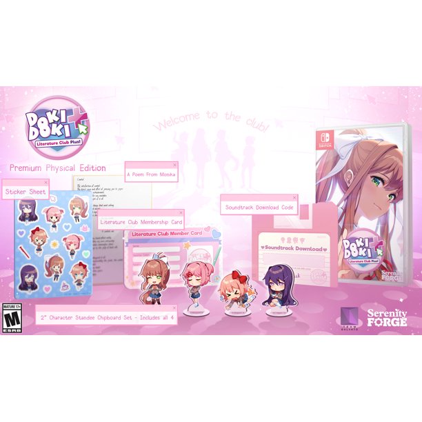 Game Nintendo Switch Doki Doki Literature Club Plus! Hệ Us