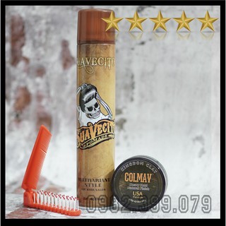 ✅ Combo Sáp vuốt tóc Colmav Kingdom hàng U.S.A + Lược / sáp vuốt tóc/ wax vuốt tóc/ keo vuốt tóc/ sap vuot toc/ wax