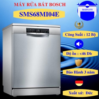 Máy rửa bát bosch sms68mi04e công nghệ sấy zeolith
