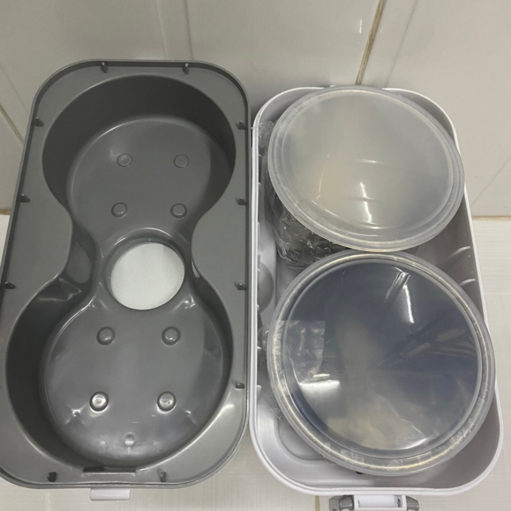 Hộp Cơm Giữ Nhiệt Cắm Điện Văn Phòng LUNCHBOX 4 Bát Inox, Giữ Nhiệt, Hâm Nóng Và Nấu Chín Thức Ăn