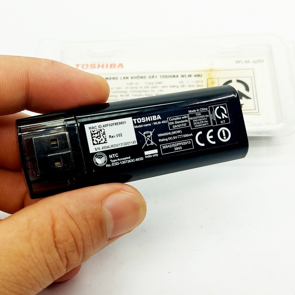 USB kết nối mạng Lan không dây Toshiba WLM-U40 | BigBuy360 - bigbuy360.vn