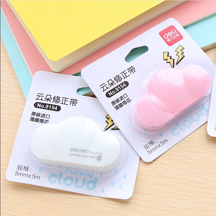 Bút Xóa Dán Mini Thiết Kế Hình Đám Mây Đáng Yêu 5mm X 5m