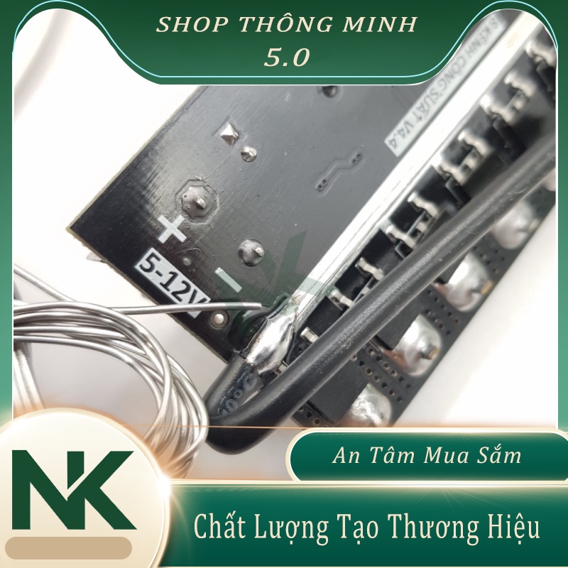 Thiếc Hàn 0.8MM SN63 Hàn Bóng 1 MétThiếc SN63 sợi 0.8mm chuyên dụng cho mạch điện