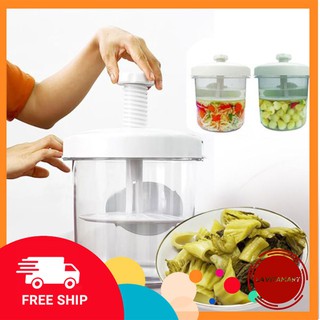 [SALE ] Hộp muối dưa cà Việt Nhật nhựa cao cấp - muối nén giòn thơm