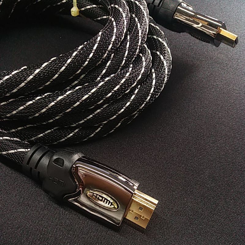 Cáp tín hiệu HDMI bọc lưới chống nhiễu 3D 4K dài 2m
