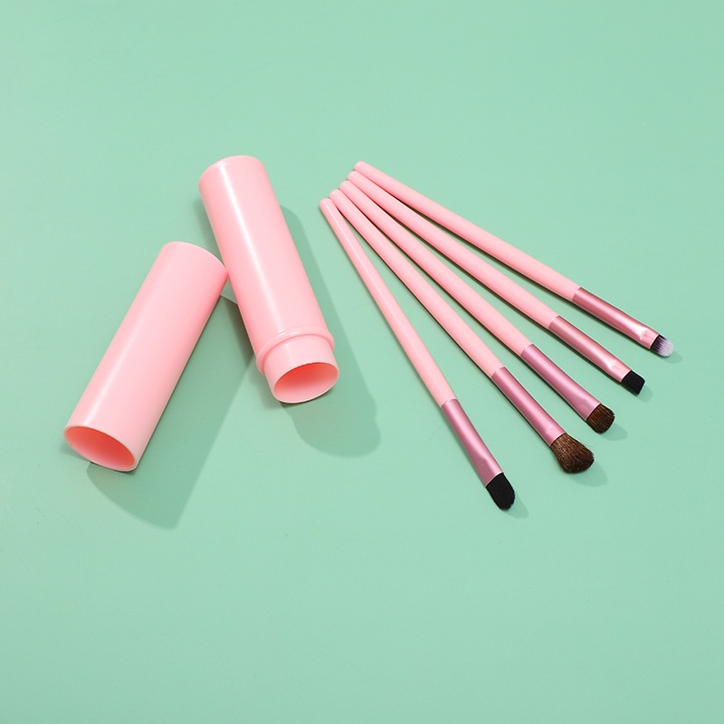 Bộ 5 Cọ Trang Điểm Mini Họa Tiết Đá Hoa Cương